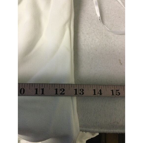 LULU'S M Vows of Romance White One-Shoulder Maxi Wedding Bridal Dress NEW B42 - Picture 9 of 9